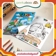FULL COLOR COLORING BOOK (FC) A5 - TAYO - FC || FULL COLOR BOOK FOR CHILDREN, PAUD, KINDERGARTEN, EL