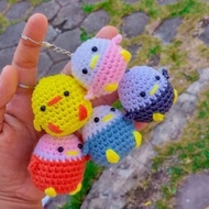GANTUNGAN Amigurumi keychain | Keychain | Minni egg