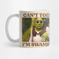 Shrek Meme Cant Today Im Swamped Cant Today Im Swam Coffee Mug