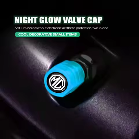 4/6/10pcs Night Glowing Car Wheels Valve Tyre Dustproof Cover For MG RX5 RX8 350 550 6 3 5 7 ZR ZS H