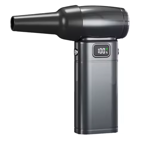 Turbofan 6 Speed Adjustable Digital 90000RPM Air Duster 6000mAh Rechargeable for Computer