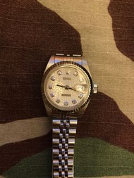 Rolex Datejust 69174 U頭 稀有 電腦面 鑽石字 白金圈 116500 116520 116523 116503 16610