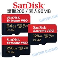 【中壢NOVA-水世界】SanDisk Micro Extreme PRO【64G R200 W90MB A2】公司貨