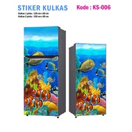 Refrigerator Stickers 1 and Refrigerator Stickers 2 doors fish nemo