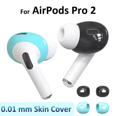 For AirPods Pro 2 Silicone Protective Case Skin Covers Earpads For Apple AirPod 2 Generation Ear Tip