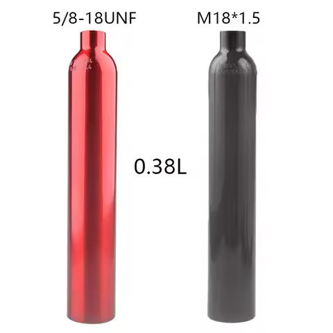HPA 0.38L 380CC 200BAR 3000PSI Aluminum Gas Cylinde CO2 Scuba Air Tank Station Pneumatic Bottle Cili