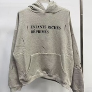 0U2G ERD Melancholy Fu Second Generation Letter Slogan Sweatshirt Distressed Destruction High Street