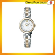 [Seiko Watch] Seiko Selection Women's Solar SWFA198 Women's Silver + Yellow Gold