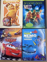 10 套 暑假消閑精彩卡通動漫電影DVD 10 套 加菲貓 KERORO 軍曹 海底總動員 反斗車王等等）