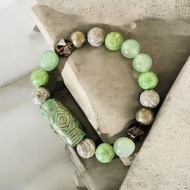 【OMAURA】THE TERRANOVA Modern 6-Eyed Dzi Bracelet