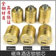 Hotel Door Lock Cylinder Magnetic Bead Threaded Lock Cylinder Swipe Card Lock Electronic Door Lock L