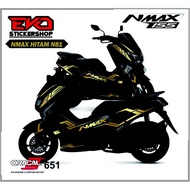 Black Nmax Sticker cutting stiker N81