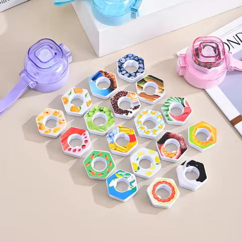 LUSQI 50Pcs/1Pc Hexagon Scented Pods Flavoring Pods Air Scent Fruit Flavour Pods 0 Sugar Up Sports W