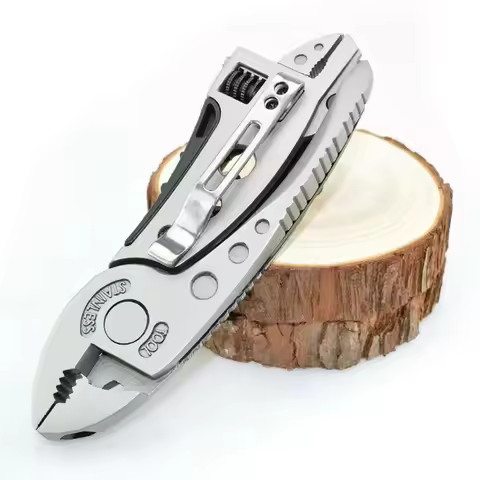 New Multifu Wrench Folding Screwdriver Tool Combination Motorcycle Repair Tool Pliers Portable Plier