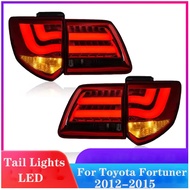 Car Accessories LED Tail Lamps Assembly For Toyota Fortuner 2012-2015 Rear Tail Lights DRL Brake Tur