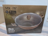 VISIONS VS-WK28L/HK多功能導磁鍋28cm連玻璃蓋