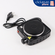 Kompor Pemanas Listrik Portabel Taffware Mini Hot Plate Cooking Stove 500 W 220 V - Hitam