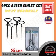 HEMEX 4pcs Auger Gimlet Set/ Penebuk Lubang Kayu