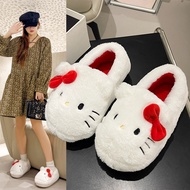 Flat bottomed anti slip cotton shoes for home warmth women's shoes