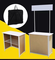 โต๊ะ TA/TA+เคาท์เตอร์แสดงสินค้าเหล็กมาตรฐานเคลื่อนย้ายได้พร้อมป้ายด้านบน Iron Portable Trade Show Co