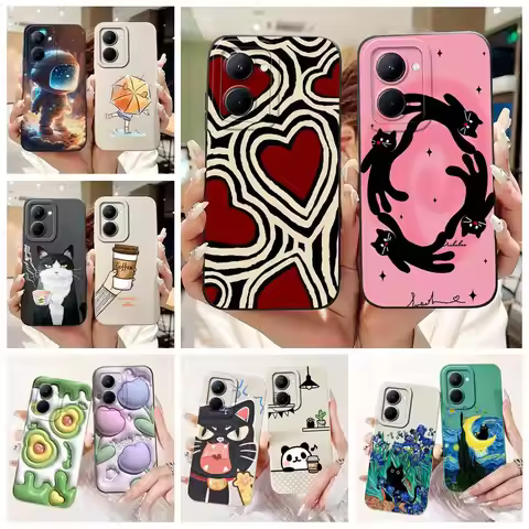For Realme 10 4G Case Realme 10S Luxury Candy Painted Cover Soft TPU Phone Case For Realme 10 Pro Pl