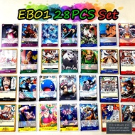 O6全哥海贼王 28PCS EB01 One Piece Set Card Game EB01-007 EB01-009 EB01-050 EB01-029 EB01-053 EB01-055 EB0