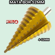STEP DRILL MATA BOR PAGODA KERUCUT TITANIUM 52MM