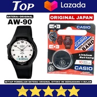 Casio AW-90 Baterai jam tangan casio AW90 original bergaransi asli japan