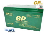 GP Back Up Battery 12V 7.0AH or 7.2 AH Rechargeable Seal Lead Acid Battery For Autogate / Alarm / UPS Backup
