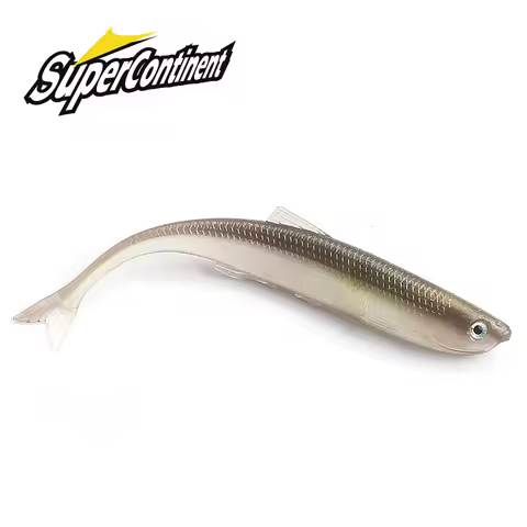 2023 Supercontinent leanness ShadTeez 6cm/8cm Pike Zander Predator Fishing 3d eyes Soft lure Fishing