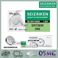 Seizaiken SR726W SR927W 396 399 Battery cell 1.55V Battery Genuine SEIKO JAPAN sr726 sr927