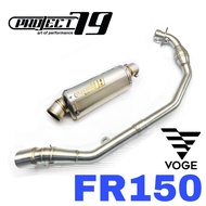 Project79 Exhaust VOGE FR150 New Muffler Ekzos Project 79 Motor Accessories QPM10 FR 150 Power Boom 