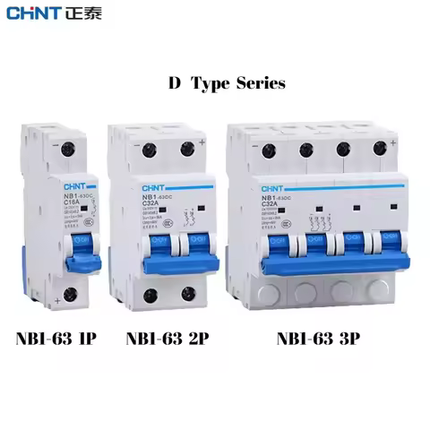 CHINT NB1-63DC 1P 2P 4P DC250V DC500V DC1000V Solar Energy Photovoltaic DC Mini Circuit Breaker MCB 