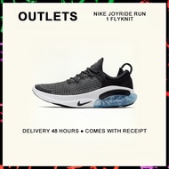 กล่องที่สมบูรณ์ Nike Joyride Run 1 Flyknit " Black White " Running Shoes AQ2730 - 001 รับประกัน 1 ปี