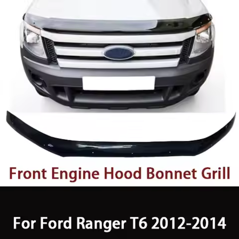 Front Engine Hood Bonnet Grill Lip Molding Cover Trim Protector Garnish Car Styling For Ford Ranger