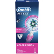 Oral-B Cross Action PRO 500 Edition Electric Toothbrush, Pink