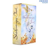 Shadowscapes Tarot 花影塔羅牌送中文版電子說明書卡牌桌遊78張