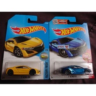 Hot Wheels '17 Acura NSX NC1 Honda NSX yellow blue not Tomica Kyosho