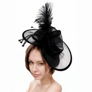 1 Pc Fascinators Hats For Women Tea Party Hats 1950s Kentucky Derby Hats Hair Clip For Bride Wedding