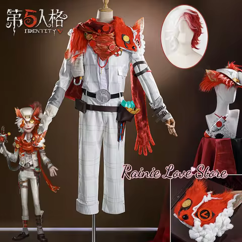 Game Identity V Fire Investigator Cosplay Costume Spirit Fox Outift Florian Brand Role Play For Hall