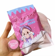 COMBO SET FEVRET WHITENING SOAP + SUGAR LIP SCRUB FREE NET