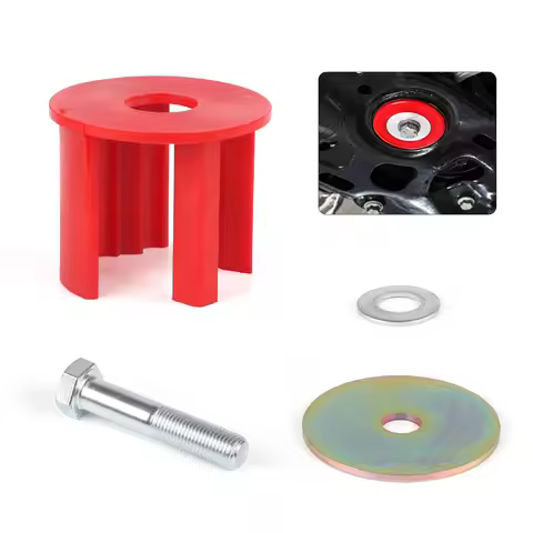 CNSPEED Dog Bone Engine Mount Kit For 08.5-on Audi A3 16-on Audi Q3 8U 08.5-on Audi TT MK2 2.0T Red
