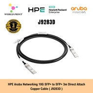 HPE Aruba Networking 10G SFP+ to SFP+ 3m Direct Attach Copper Cable ( J9283D )