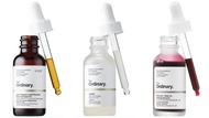 THE ORDINARY AHA 30% + BHA 2% PEELING SOLUTION CAFFEINE SOLUTION 5% + EGCG NIACINAMIDE 10% + ZINC 1%