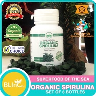 BLINC Health SPIRULINA 250mg 60 Tablets | Spirulina Food Supplement Original | Spirulina Organic | S