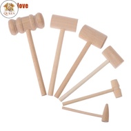 QC [Purelove] 1Pc Leather Wooden Hammer Toy Crab Lobster Mallet Beating Gavel For Kid