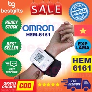 OMRON AUTOMATIC WRIST BLOOD PRESSURE MONITOR ALAT TENSIMETER PERGELANGAN TANGAN TENSI METER HEM 6161