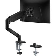WALI Single Monitor Mount, Gas Spring Monitor Arm for 17-34 inch Screens, Adjustable Computer Monito