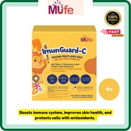 Mufe ImunGuard-C Passion Fruit Juice Base | 15's | EXP:02/28 | Vitamin C | Beta Glucan | Immunity