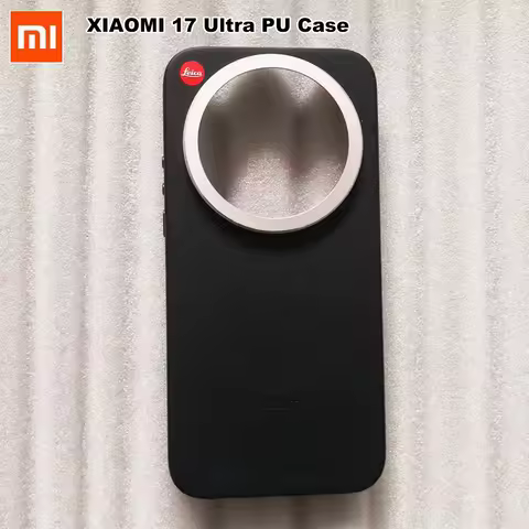Original Xiaomi 17 Ultra Leica Case Magnetic PU Leather Cover adjust Lens Protect back Cover For Xia